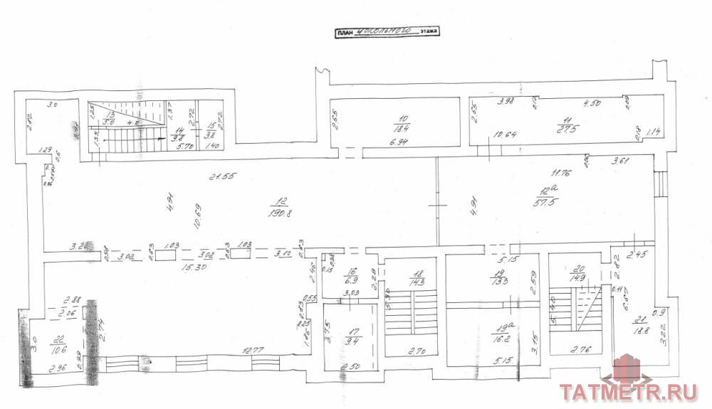 Коммерческая / Продажа / Офисы, Казань, Островского улица, 453 475 Сдам первый и цокольный этаж. жилого кирпичного дома, общей площадью 824.5 м2. Первая линия, исторический центр... - 13
