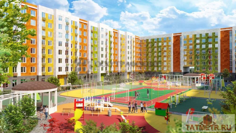 Продажа / Квартиры, Казань, Тэцевская улица, 4 215 000 Продаю квартиры в новом современном жилом комплексе «Яркий». Авиастроительный район города. 15 минут до метро, вокруг... - 3