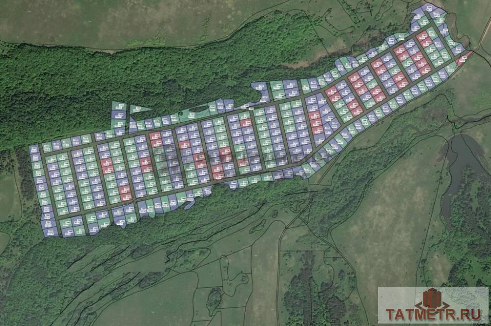 Выбери свой лучший земельный участок!!!  В 30-ти минутах от города Казани на продажу выставлены земельные участки под... - 1
