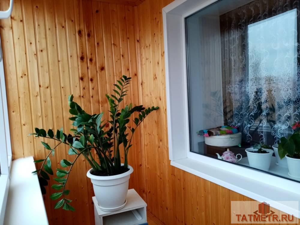 Продается замечательная квартира в кирпичном доме в г.Зеленодольск,  мкр.Мирный. Квартира в отличном состоянии, окна:... - 7