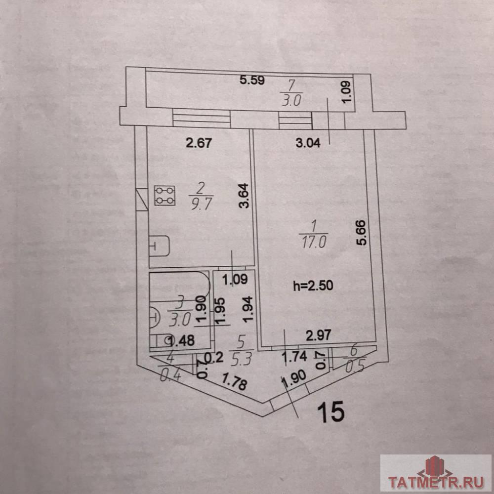 Продажа / Квартиры, Казань, улица Юлиуса Фучика, 3 850 000 Продается прекрасная светлая однокомнатная квартира по адресу Юлиуса Фучика 101. О квартире: За счет небольшого... - 24