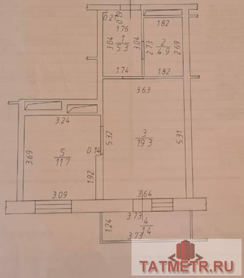 Продажа / Квартиры, Казань, улица Сибгата Хакима, 5 299 000 Предлагаем Вашему вниманию однокомнатную квартиру по адресу ул. Сибгата Хакима, 46 Дом построен в 2015 г.,... - 15