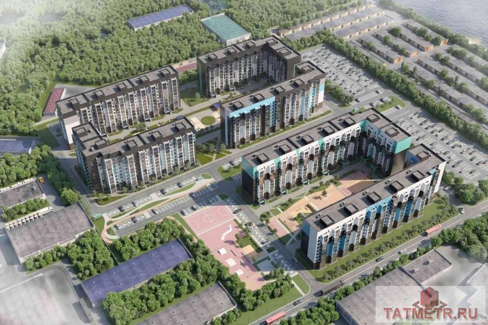Продажа / Квартиры, Казань, 4 250 000 Продам 1комн. квартиру в ЖК «Живи». Параметры: общая площадь 36 кв.м., кухня – 9 кв.м., комната – 17 кв.м., высота... - 3