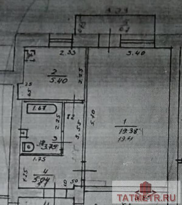 Продажа / Квартиры, Казань, улица Рабочей Молодёжи, 3 450 000 Предлагаем Вашему вниманию просторную однокомнатную квартиру расположенную в престижном Вахитовском районе г.Казани... - 21