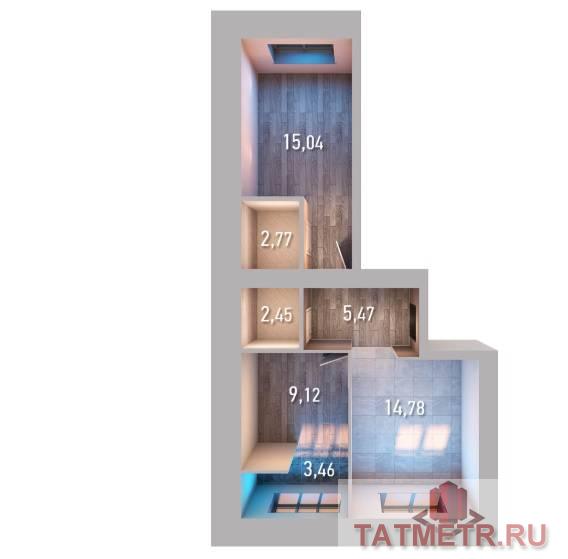 Продажа / Квартиры, Казань, улица Азата Аббасова, 4 090 000 Двухкомнатная квартира в 10 минутах от центра Казани в ЖК “Весна2” Жить в мегаполисе в окружении зеленых деревьев с... - 1