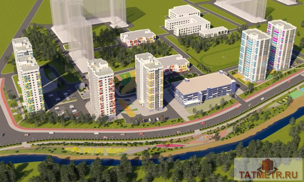 Продажа / Квартиры, Казань, 3 647 700 В продаже 1 комнатная квартира (сделанная под Евро 2х-к.) Квартира в новый жилой комплекс “GREEN”, располагается в...