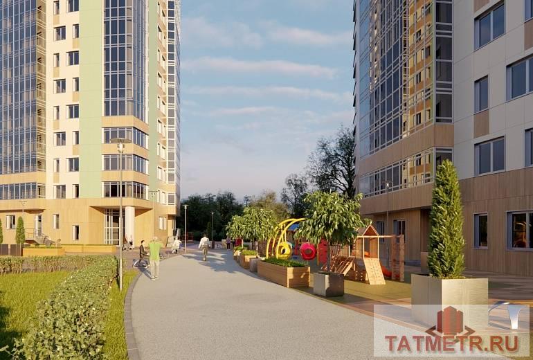 Продается просторная 3-к квартира. Квартира в новом жилом комплексе в центре Казани. Дом комфорт класса. Красивое... - 4