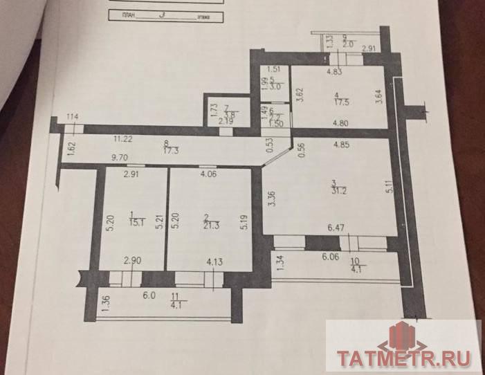 Продажа / Квартиры, Казань, 2-я Азинская улица, 7 990 000 Предлагаем Вашему вниманию 3-х комнатную квартиру, в Советском районе города Казани, которая ждет своих новых... - 28