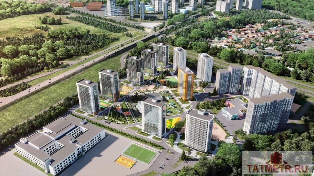 Продажа / Квартиры, Казань, 3 404 205 Продаю однокомнатную — студию в новом современном Жилом Комплексе «Станция Спортивная». ЖК создан для людей , которые... - 1