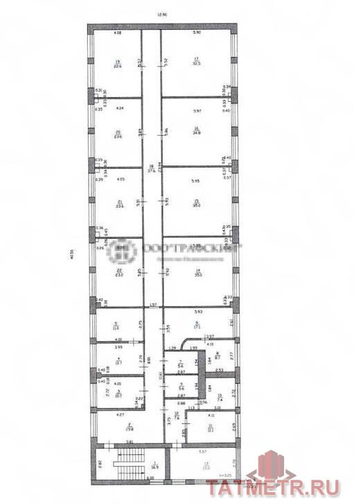 Продажа / Коммерческая / Office, Казань, улица Вишневского, 18 000 000 Продается офисное помещение в центре города на улице Вишневского,26. Помещение разделено на кабинеты от 10 до 35... - 4