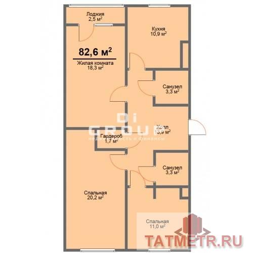 Продажа / Квартиры, Куюки, 3 950 000 Жилой комплекс «Светлый» возводится в 24 км от центра Казани. Место отличной экологии, развитая... - 1