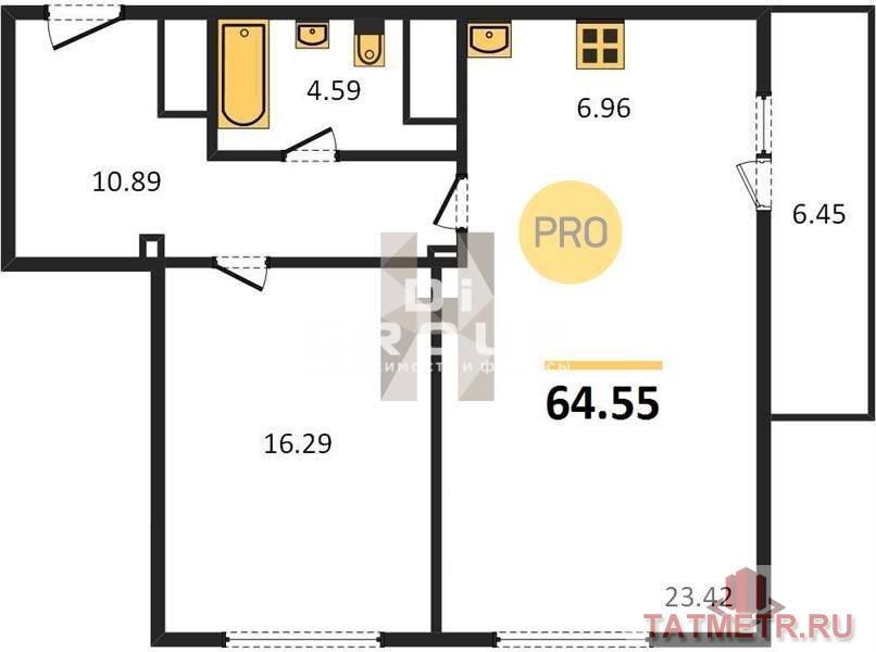 Продажа / Квартиры, Казань, улица Ахмета Галеева, 5 874 050 ЖК Green City находятся в центральной части Казани. Место тихое, зеленое и экзотическое. В двухстах метрах начинается... - 1