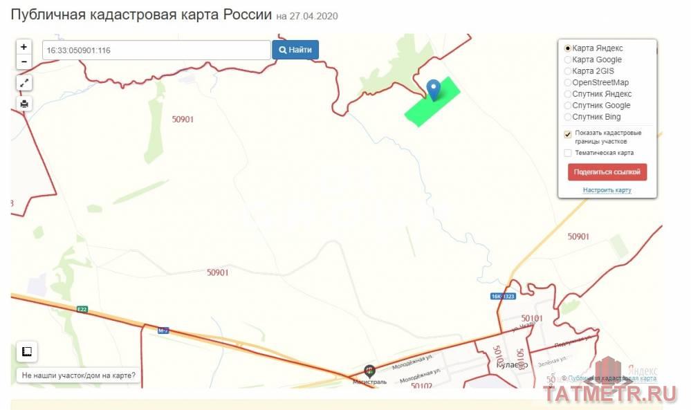 Продажа / Коммерческая / Land, Кулаево, 23 000 000 Продается земельный участок 10 га. в 4.5 км от м7. — Участок расположен не далеко от Казани, с. Кулаево. —... - 1