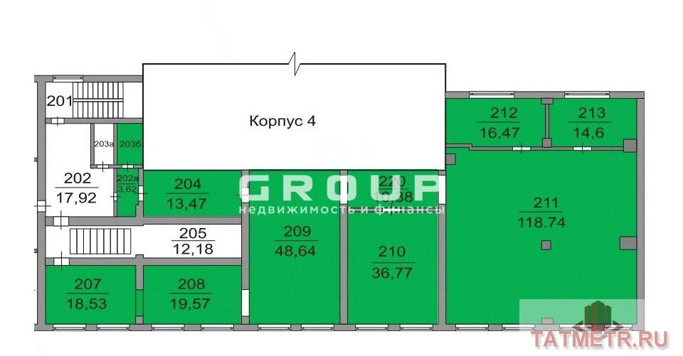 Сдается офисное помещение open-space 304кв.м.  Особенности: — офисное помещение; — высота потолков 3,5м; — арендная... - 4