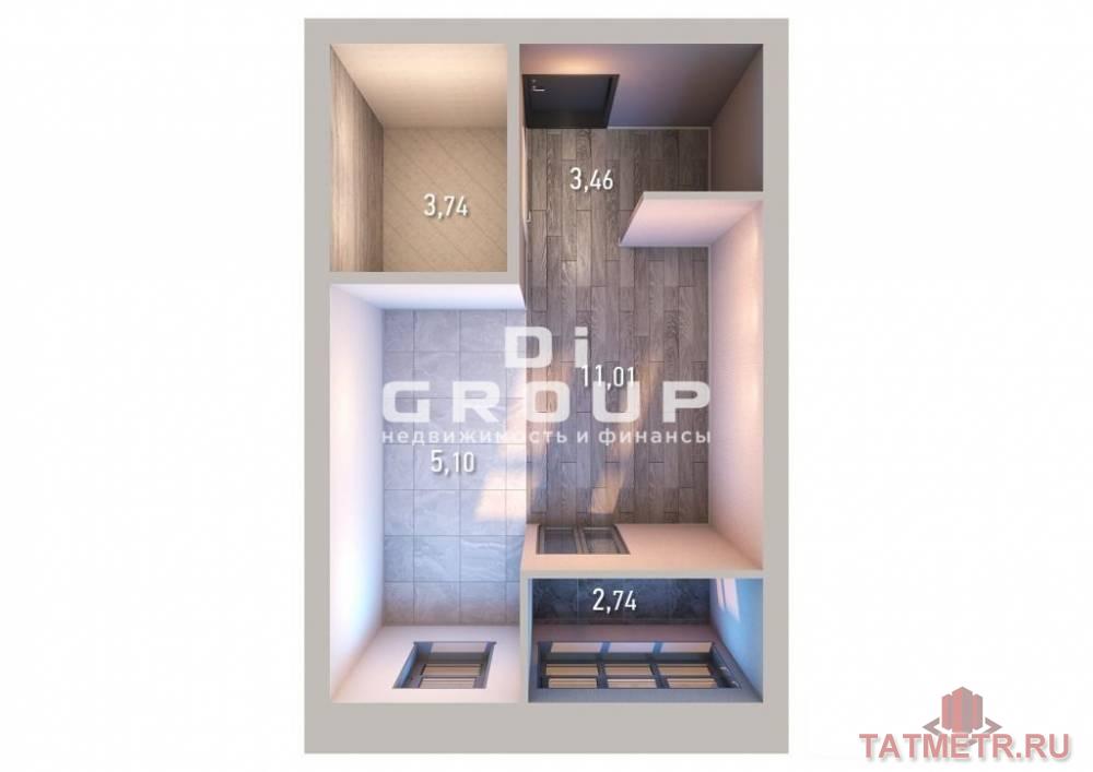 Продажа / Квартиры, Казань, улица Азата Аббасова, 3 229 000 ЖК «Весна-2» - продается однокомнатная квартира с качественной предчистовой отделкой, есть зимний сад,... - 1