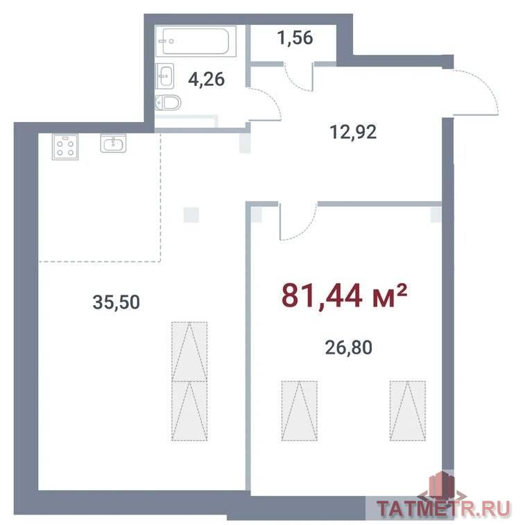 Продажа / Коммерческая / Free purpose, Казань, большая Красная улица, 11 743 700 Итальянский стиль способен покорить с первого взгляда. Апарт-квартал «Grande Rosso» — это пять резиденций построенных... - 2