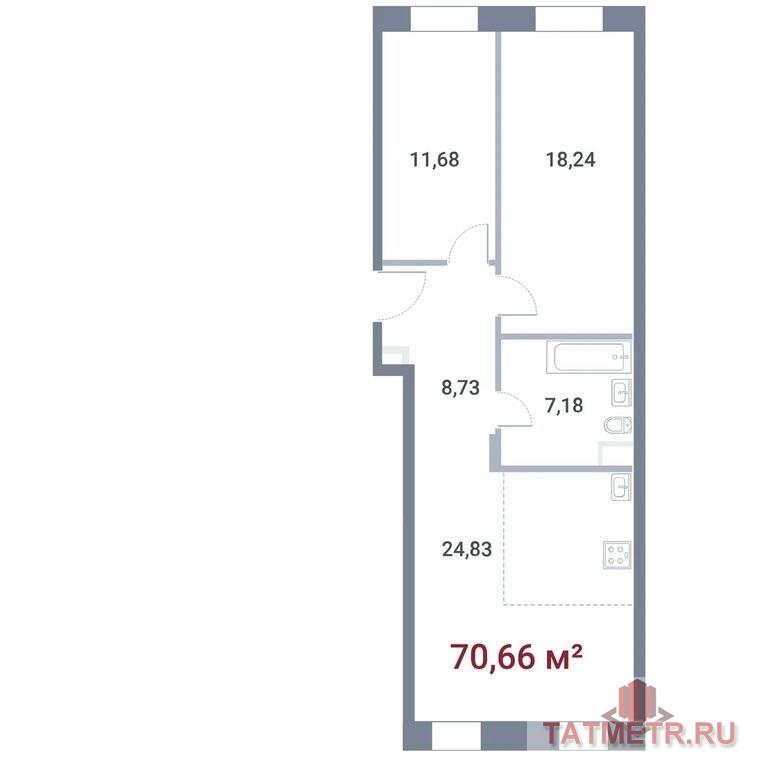 Продажа / Коммерческая / Free purpose, Казань, большая Красная улица, 11 644 800 Итальянский стиль способен покорить с первого взгляда. Апарт-квартал «Grande Rosso» — это пять резиденций построенных... - 2