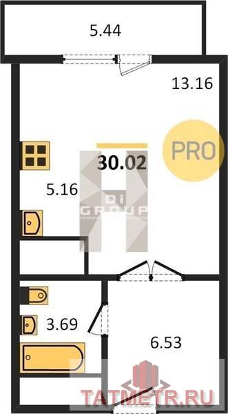 Продажа / Квартиры, Казань, улица Ахмета Галеева, 3 422 280 ЖК Green City находятся в центральной части Казани. Место тихое, зеленое и экзотическое. В двухстах метрах начинается... - 1