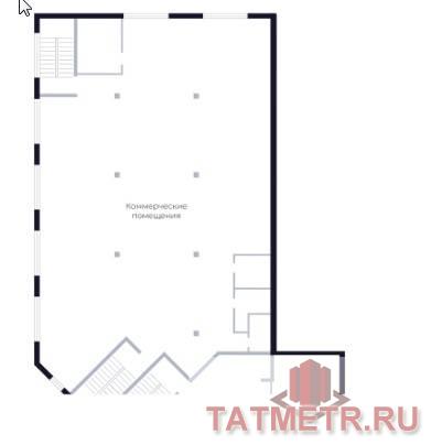 Продажа / Коммерческая / Free purpose, Казань, Стадионная улица, 23 861 750 Продается коммерческое помещение свободного назначения площадь 433,85 кв.м. в жилом комплексе «Смородина» в Советском... - 3