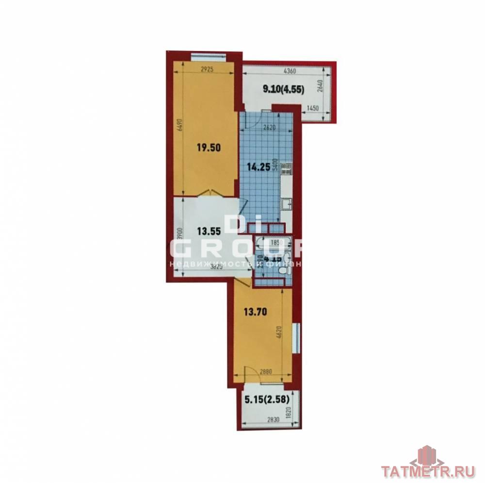 Продажа / Квартиры, Казань, улица Аметьевская Магистраль, 4 875 600 ЖК «Голливуд» новый молодежный жилой комплекс со встроенными административными помещениями и подземными парковками....