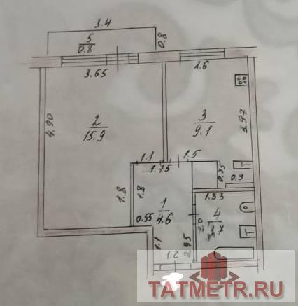Продажа / Квартиры, Казань, Интернациональная улица, 2 600 000 Предлагаем Вам приобрести 1 комнатную квартиру по адресу с . Константиновка, ул. Интернациональная д. 39 в доме 1989... - 11