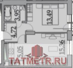 Продажа / Квартиры, Усады, Уютная улица, 3 750 000 Продается евро двухкомнатная квартира. В новом современном жилом комплексе «Южный парк» лаишевского района. Дом... - 14