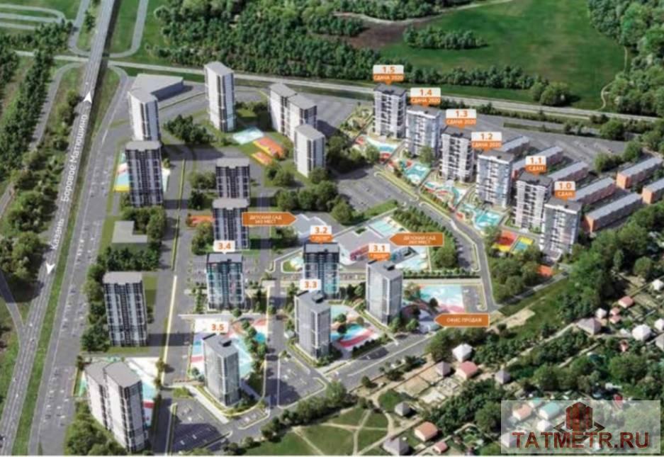 Продажа / Квартиры, Усады, Уютная улица, 3 750 000 Продается евро двухкомнатная квартира. В новом современном жилом комплексе «Южный парк» лаишевского района. Дом... - 18