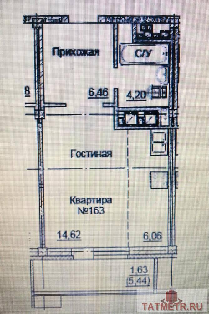 Продажа / Квартиры, Казань, улица Бари Галеева, 4 250 000 РЕАЛЬНАЯ КВАРТИРА, НЕ ФЭЙК! Представляю вашему вниманию 1 комнатную квартиру (СТУДИЯ), в строящемся доме, в... - 1
