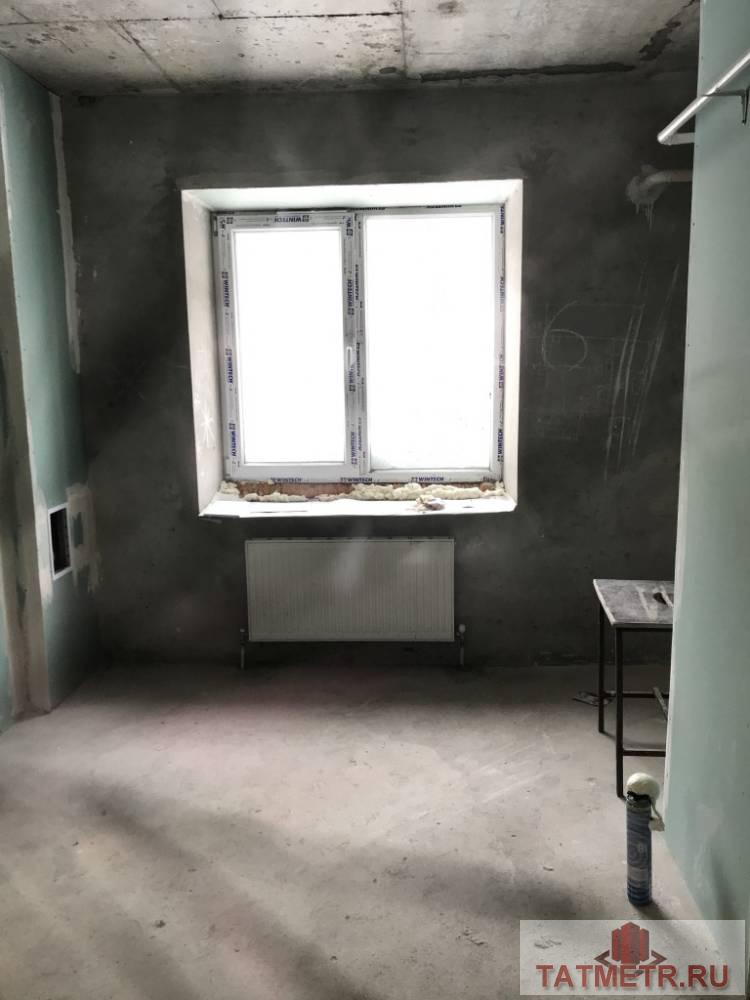 Продается однокомнатная квартира с ИНДИВИДУАЛЬНЫМ ОТОПЛЕНИЕМ в г. Зеленодольск. Квартира в черновой отделке.... - 3