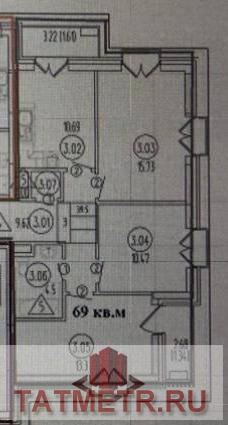 Продажа / Квартиры, Казань, Волкова улица, 14 490 000 Продается 3-комн. квартира, площадью 69 кв. м в 5 мин. транспортом от м. Площадь Габдуллы Тукая, район Вахитовский.... - 14