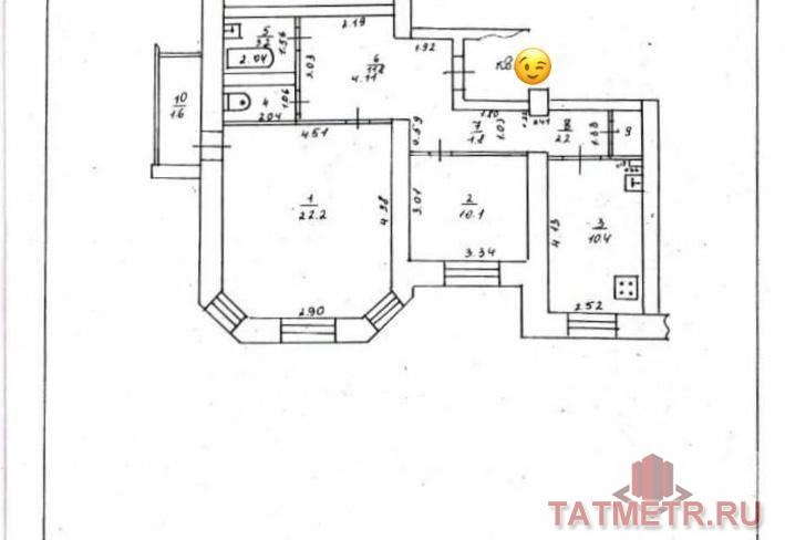 Продажа / Квартиры, Зеленодольск, Солнечная улица, 2 850 000 Продается 2-комн. квартира, площадью 64.5 м2. Возможен вариант покупки с использованием ипотечных средств. Жилая... - 2
