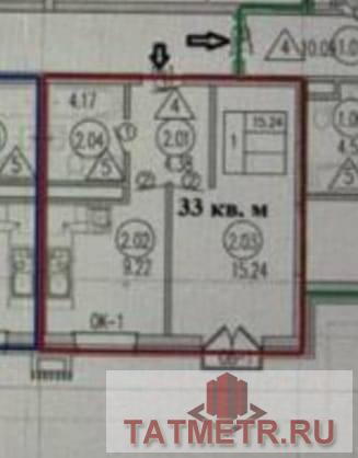 Продажа / Квартиры, Казань, Волкова, 5 600 000 Продается 1-комн. квартира, площадью 33 м2, район города - Вахитовский. Жилая площадь 15.24 м2, кухня 9.22 кв.м,... - 21