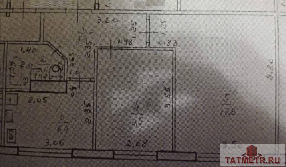 Продажа / Квартиры, Казань, Красной Позиции, 3 700 000 Продается 2-комн. квартира, площадью 42 м2 в 7 мин. транспортом от м.Суконная слобода, район Советский. Жилая... - 16
