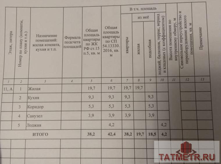 Продажа / Квартиры, Казань, Рауиса Гареева, 4 500 000 Продается 1-комн. квартира, площадью 42 м2 в 8 мин. транспортом от м.Проспект Победы, район города - Приволжский.... - 22