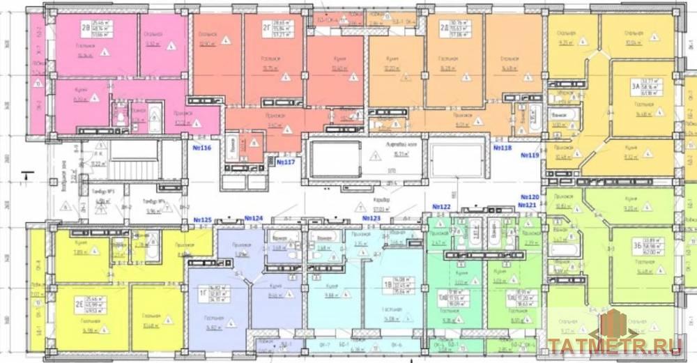 Продажа / Квартиры, Набережные Челны, Московский, 1 450 000 Продается студия 19 м2, кухня 3 м2, жилая 9 м2, лоджия 3 м2, санузел совмещенный, в новостройке, по Московскому...