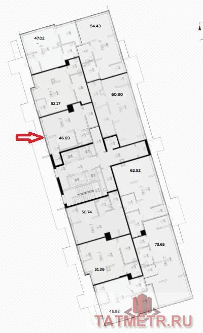 Продажа / Commercial / Free purpose, Казань, Восстания, 3 772 000 Продажа ПСН площадью 46 кв.м в 5 мин. транспортом от, район Московский. Помещение располагается в 16-этажном,... - 1