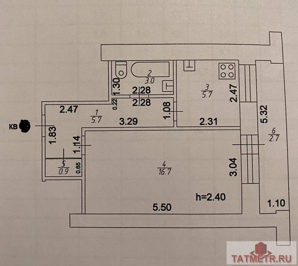 Продажа / Квартиры, Казань, Девятаева, 3 699 000 Продается 1-комн. квартира, площадью 33 кв.м в 7 мин. транспортом от м.Площадь Габдуллы Тукая, район города -... - 9