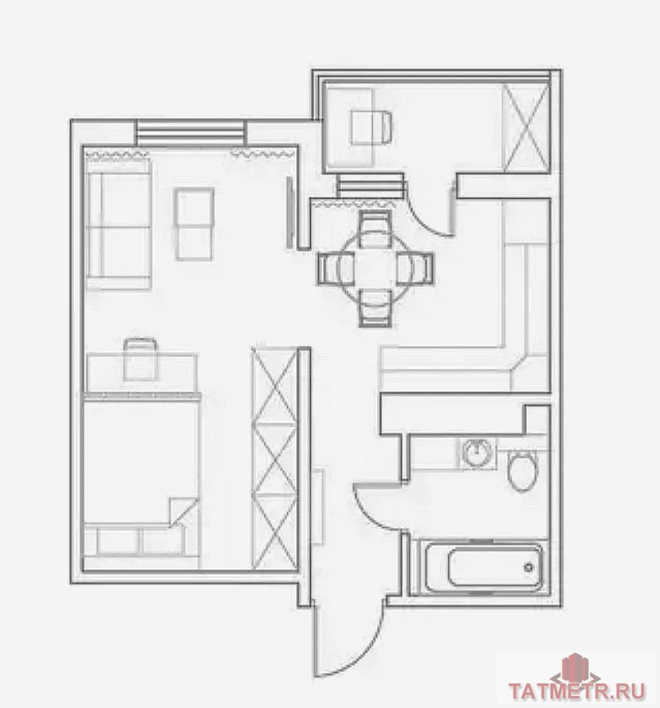 Продается 1-комн. квартира, площадью 31 кв.м в 16 мин. транспортом от м.Горки, район города - Советский.  Жилая... - 15