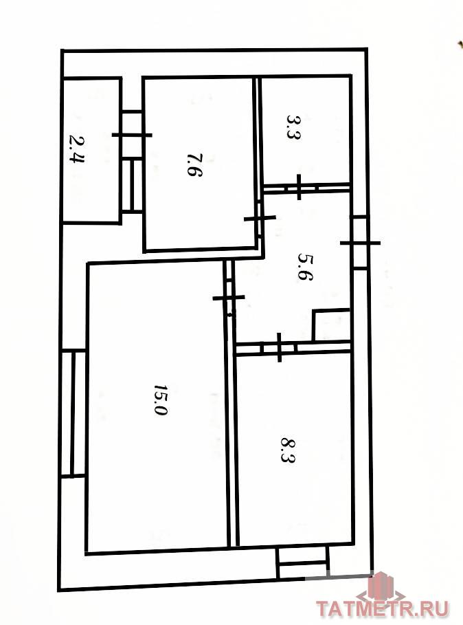 Продажа / Квартиры, Казань, Оренбургский, 4 199 000 Продается 2-комн. квартира, площадью 42.2 м2 в 8 мин. транспортом от м.Проспект Победы, район Приволжский. Жилая... - 6