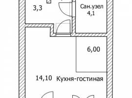 Продается квартира-студия в ЖК «Яркий»
ДОМ СДАН!
О КВАРТИРЕ: 
•...