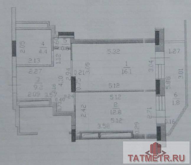 Продажа / Квартиры, Казань, Баки Урманче, 4 750 000 Продается 1-комн. квартира, площадью 44.5 м2 в 10 мин. транспортом от м.Проспект Победы, район города - Приволжский.... - 5