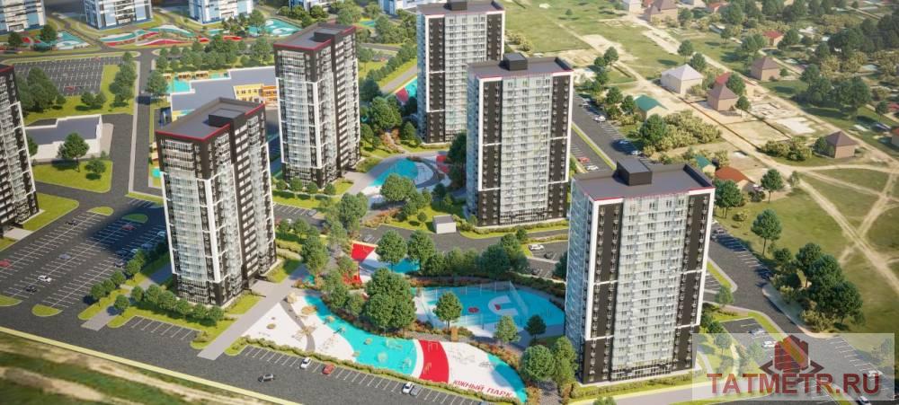 Продажа / Квартиры, Усады, Уютная улица, 3 750 000 Продается новая, большая 1-кoмнaтнaя квартира, в только что сданном доме ЖК «Южный Парк» по ул. Уютная д.12, всего в... - 5