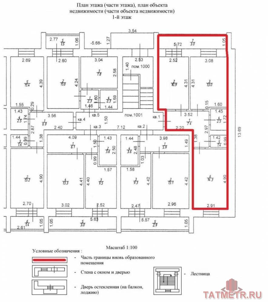 Продажа / Квартиры, железнодорожной станции высокая гора, улица Сагдиева, 3 599 000 Идеальный вариант! Квартира с ремонтом в новом кирпичном доме 2019 года постройки в п. ж/д Высокая гора на ул.... - 10