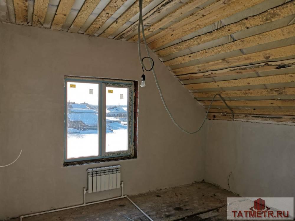 Продажа / Дома и коттеджи, село Столбище, Заболотная, 5 600 000 Новый коттедж мансардного типа 115 кв.м. на 4 сотках земли в с Столбище Лаишевского района. ПЛАНИРОВКА: 1 этаж:... - 11