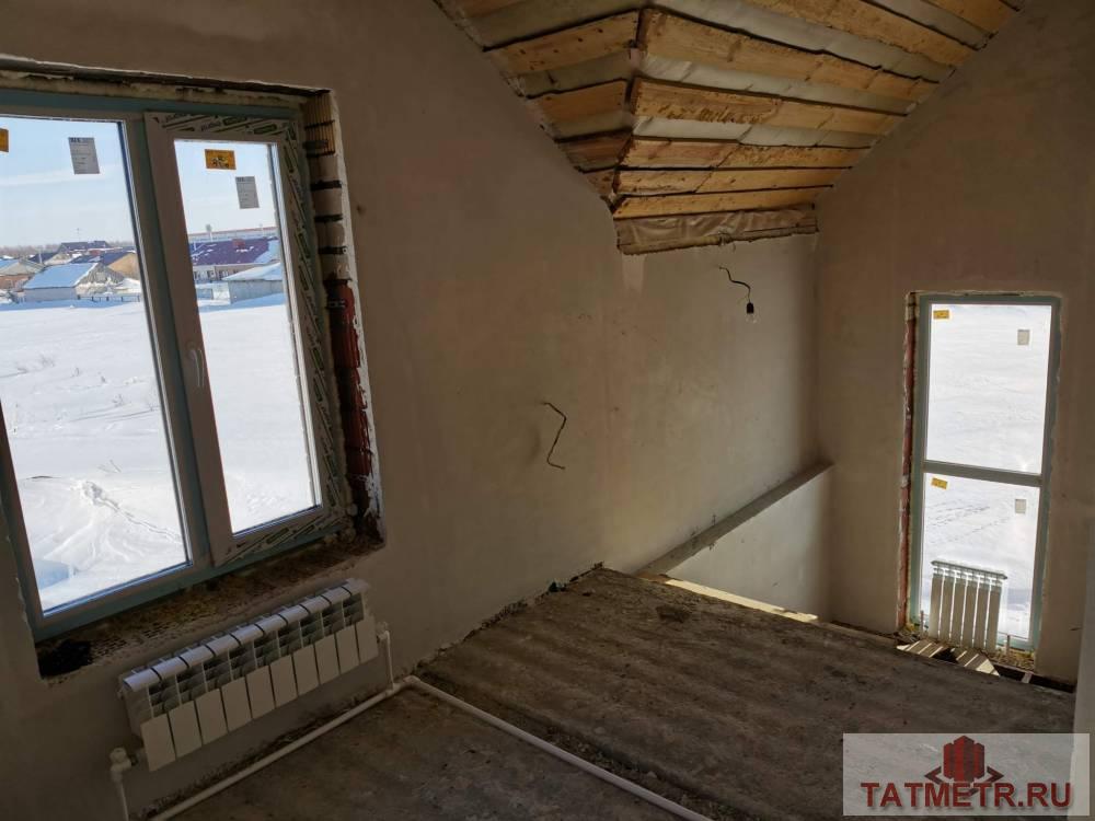 Продажа / Дома и коттеджи, село Столбище, Заболотная, 5 600 000 Новый коттедж мансардного типа 115 кв.м. на 4 сотках земли в с Столбище Лаишевского района. ПЛАНИРОВКА: 1 этаж:... - 12