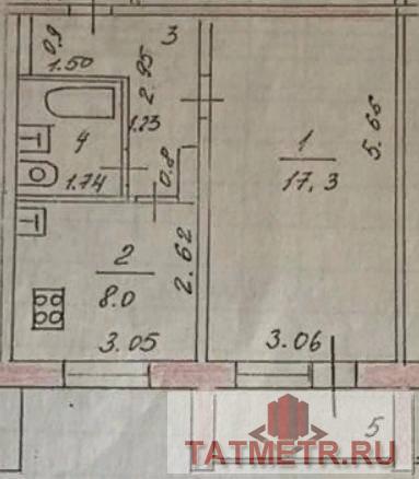 Продажа / Квартиры, Казань, Ямашева, 4 900 000 Продается 1-комн. квартира, площадью 35.2 кв.м в 3 мин. транспортом от м.Козья слобода, район города -... - 13
