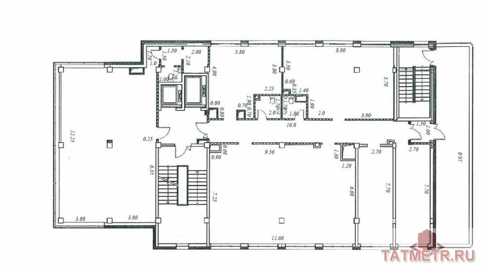 Продажа / Коммерческая / Office, Казань, проспект Ямашева, 36 000 000 Предлагаем офисное помещение в БЦ Парус. Продаем целиком 9 этаж 11 этажного здания, 2 лифта. общая площадь 389 кв.м.... - 6