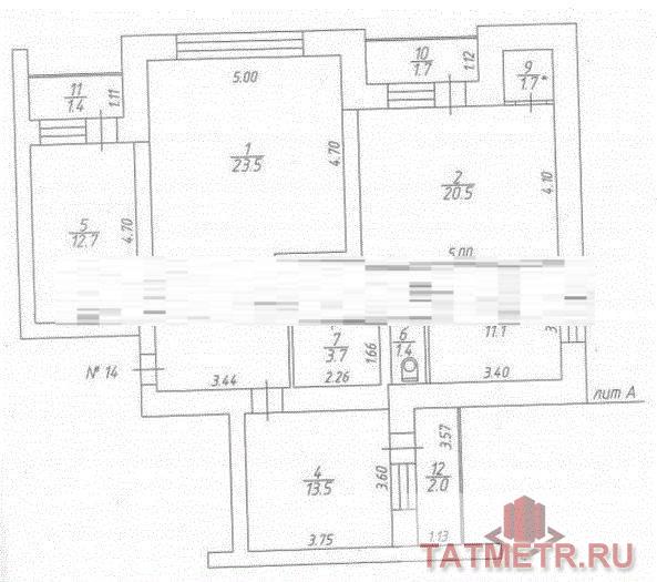 Продажа / Квартиры, Елабуга, Нефтяников, 2 201 600 Продается 4-комнатная квартира общей площадью 109 кв. м, расположенная на 4 этаже 9-этажного кирпичного дома.... - 2