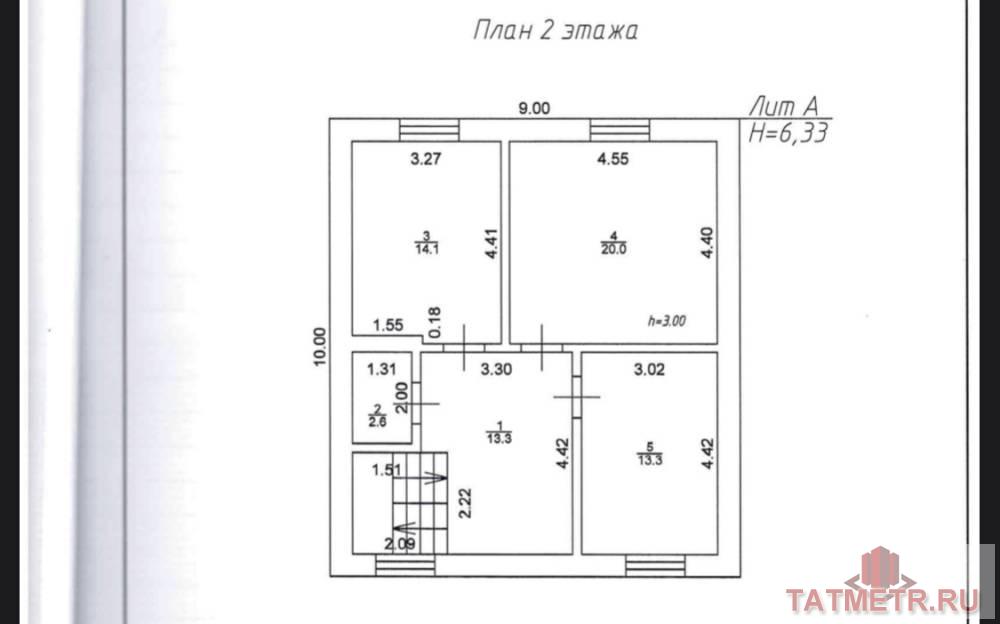 Продажа / Дома и коттеджи, Усады, Светлая улица, 2 599 000 О доме: Фундамент высотой 60 см и шириной 50 см: дом стоит на сваях залитых на глубину 1,8 метра, расстояние между... - 24