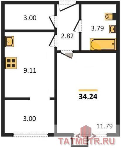 Продажа / Квартиры, Казань, Мира, 4 195 000 Продаю 1к квартиру. Качественная предчистовая отделка. Необходимы МИНИМАЛЬНЫЕ вложения для ремонта. Новый Жилой...